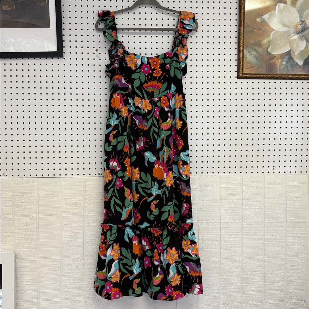 Eesome Multicolor Smocked Dress
